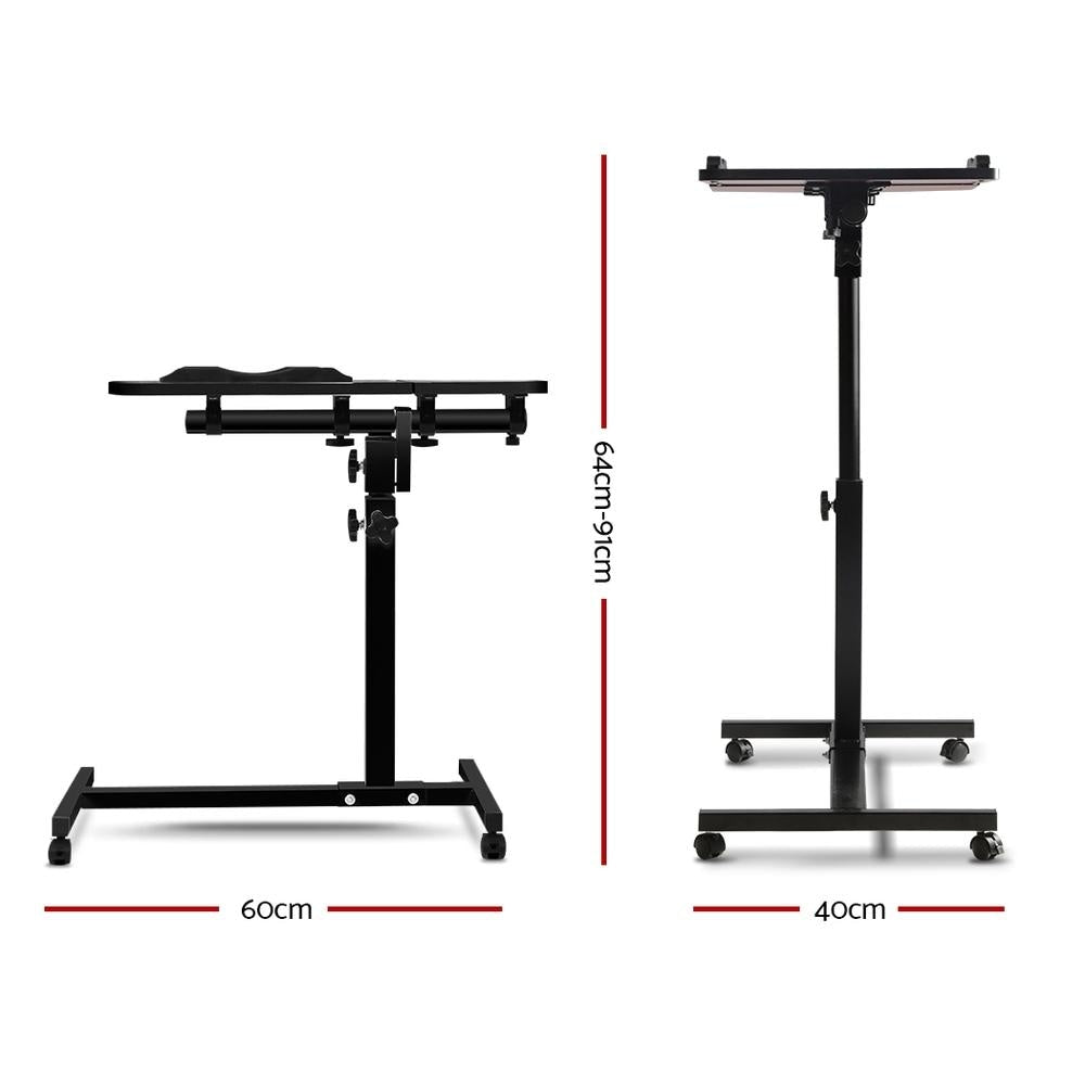 Laptop Table Desk Adjustable Stand - Black Office Fast shipping On sale