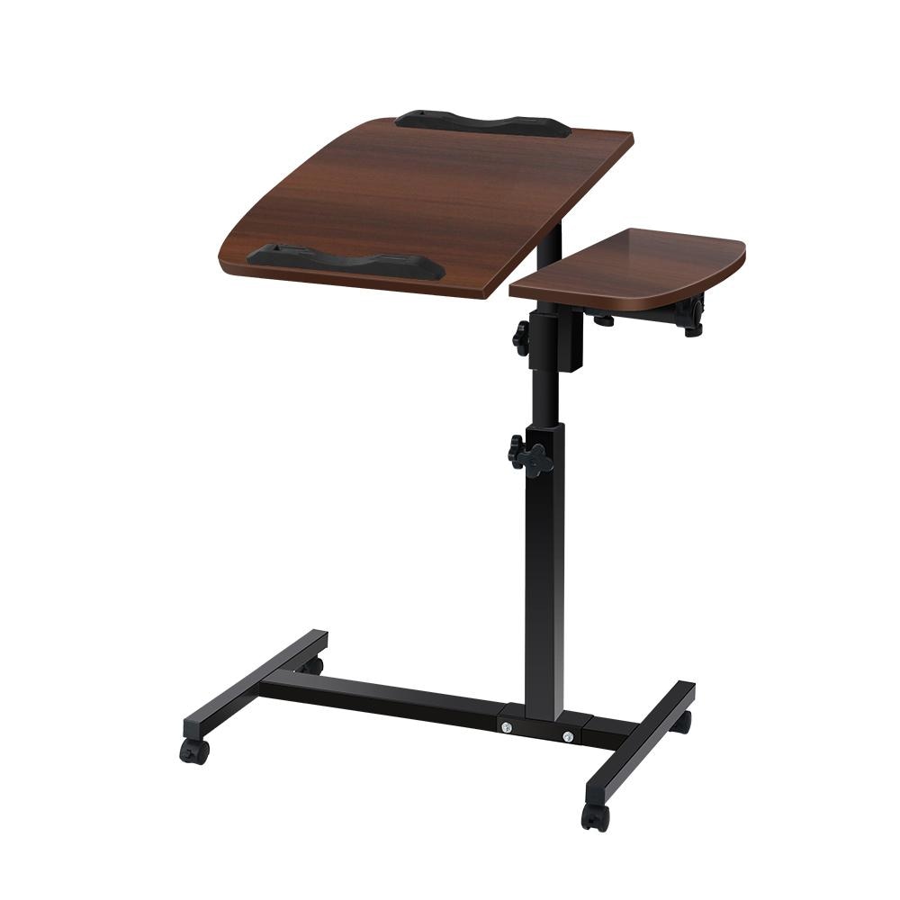 Laptop Table Desk Adjustable Stand - Walnut Office Fast shipping On sale