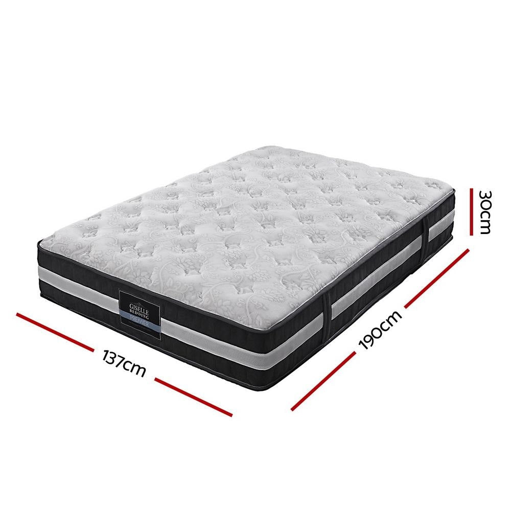 Bedding Lotus Tight Top Pocket Spring Mattress 30cm Thick – Double