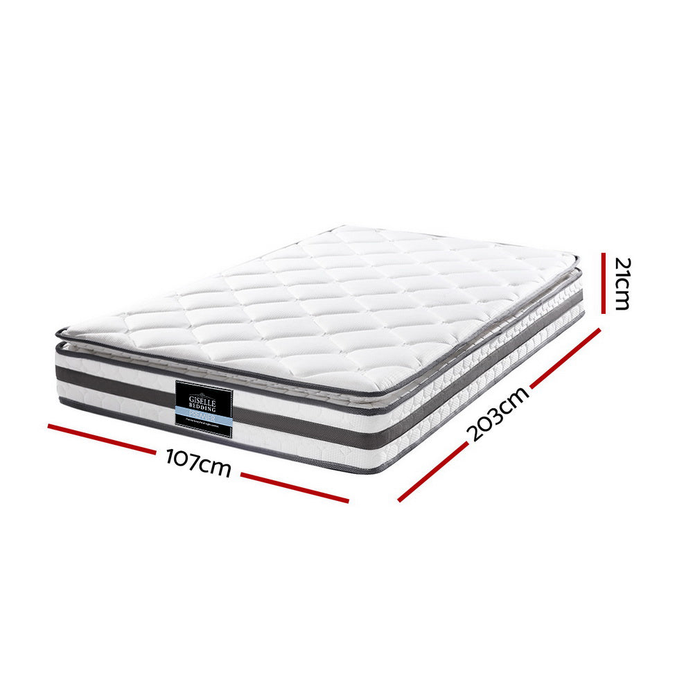 Bedding Normay Bonnell Spring Mattress 21cm Thick – King Single