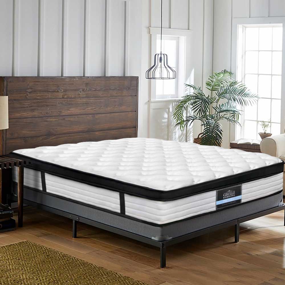 Bedding Devon Euro Top Pocket Spring Mattress 31cm Thick – Double Fast shipping On sale