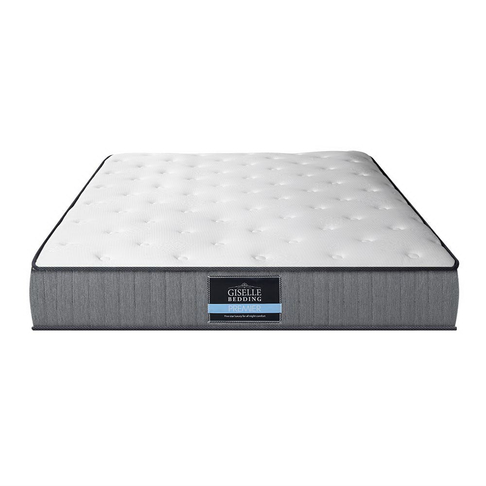 Giselle Bedding King Mattress Extra Firm Pocket Spring Foam Super 23cm Fast shipping On sale