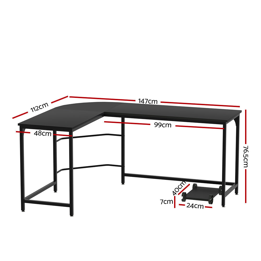 Corner Computer Desk L-Shaped Student Home Office Study Table Workstation Fast shipping On sale