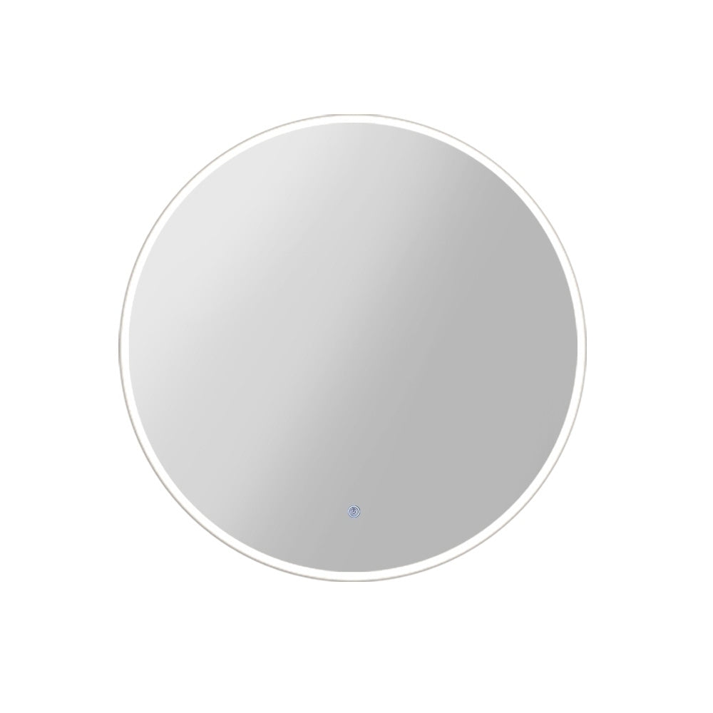 LED Wall Mirror Bathroom Mirrors With Light 90CM Decor Round Decorative Fast shipping On sale