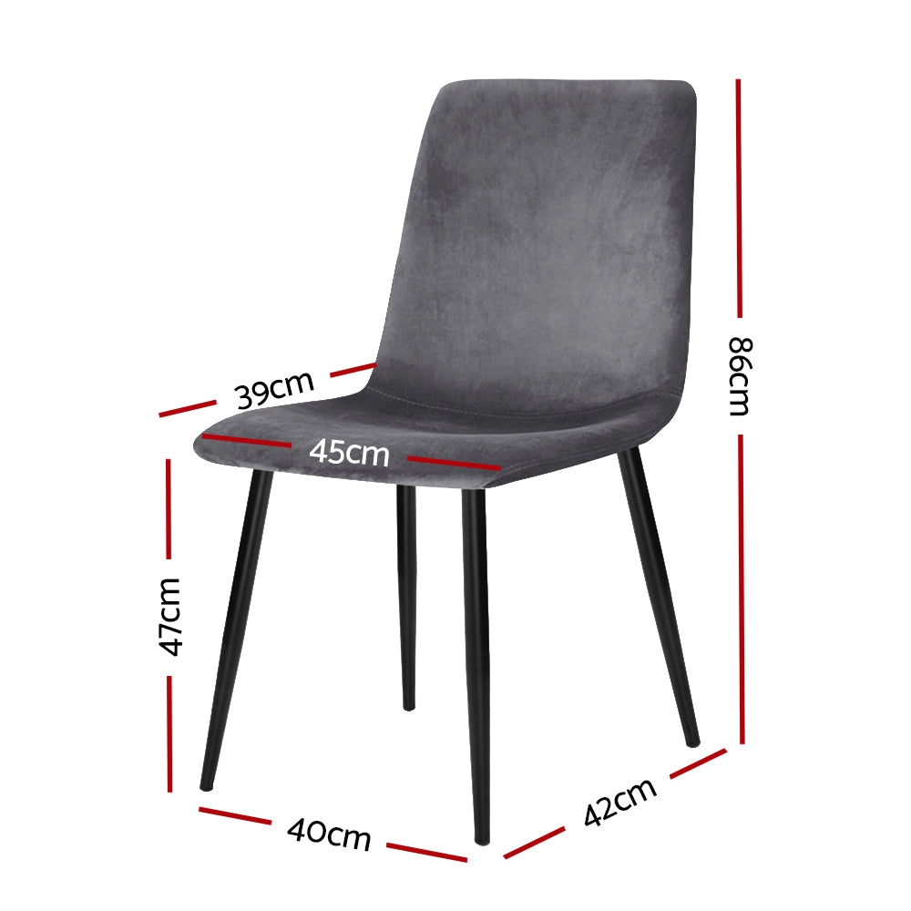Set of 4 Modern Dining Chairs Chair Fast shipping On sale