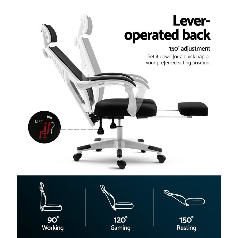 Gaming Office Chair Computer Desk Home Work Recliner White Fast shipping On sale