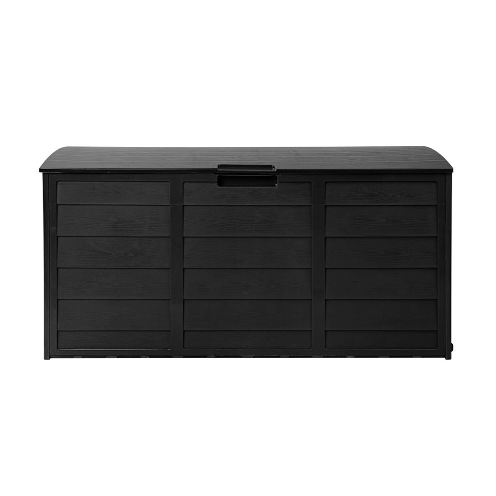 290L Outdoor Storage Box - All Black Decor Fast shipping On sale