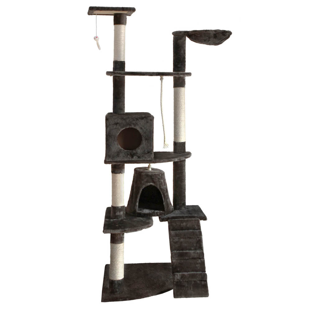 Cat Tree 193cm Trees Scratching Post Scratcher Tower Condo House Furniture Wood Supplies Fast shipping On sale