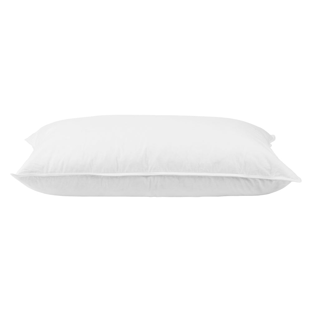 Bedding Set of 2 Goose Feather and Down Pillow - White