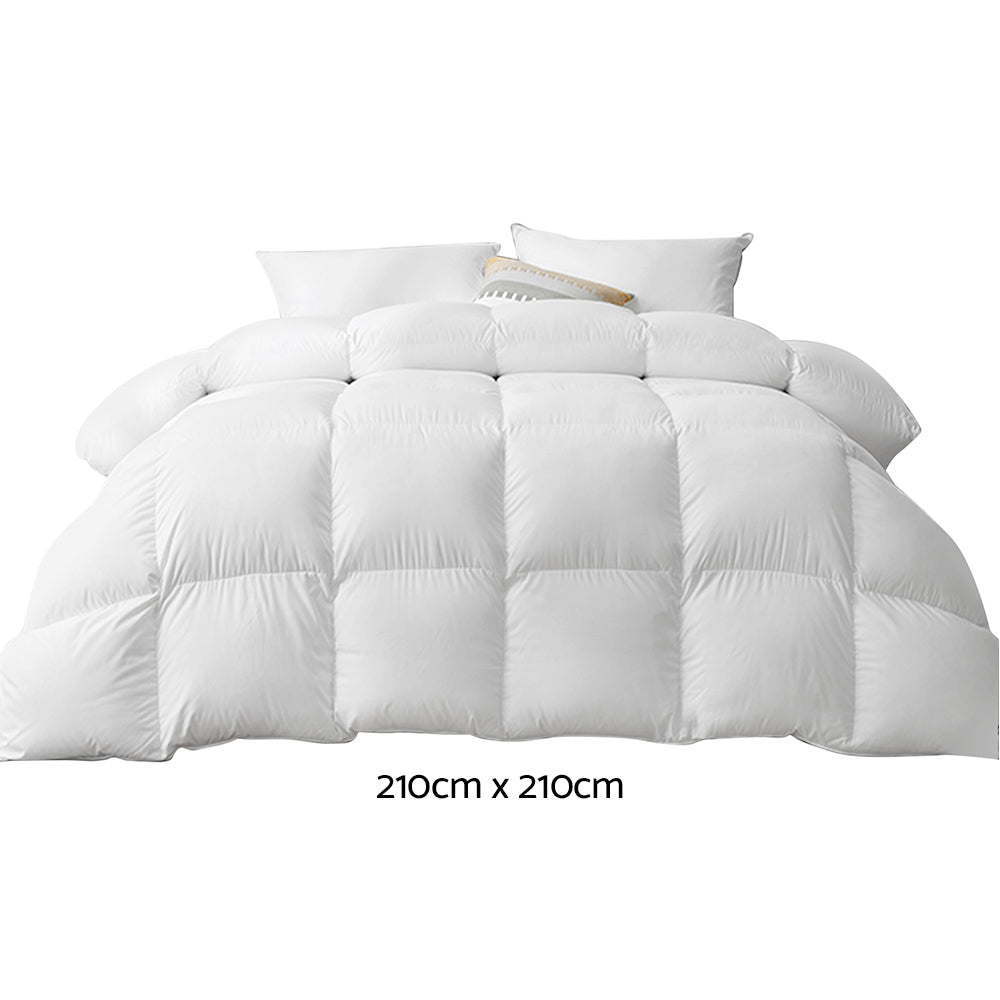 Bedding 800GSM Goose Down Feather Quilt Cover Duvet Winter Doona White Queen Fast shipping On sale