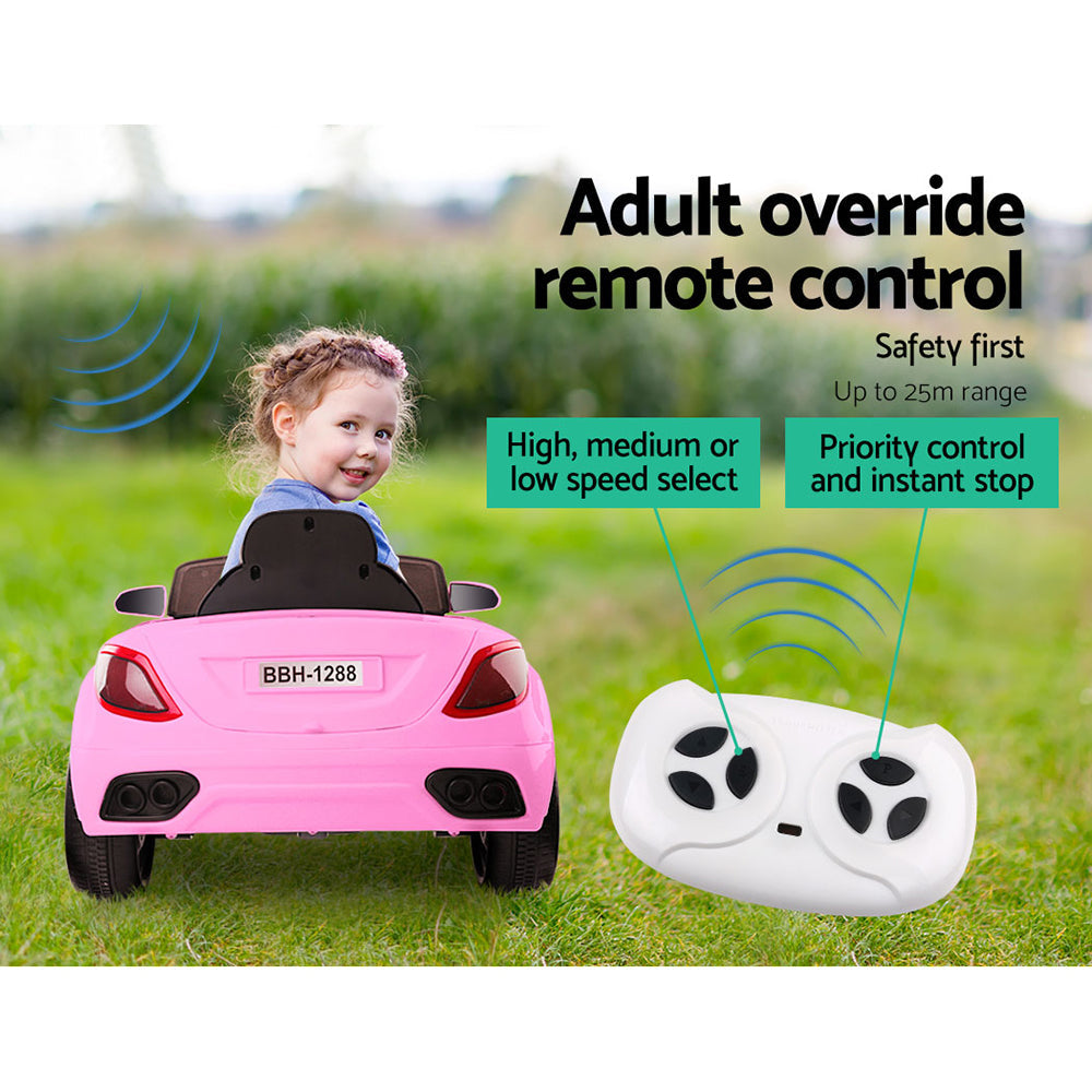 Kids Ride On Car Battery Electric Toy Remote Control Pink Cars Dual Motor Fast shipping sale