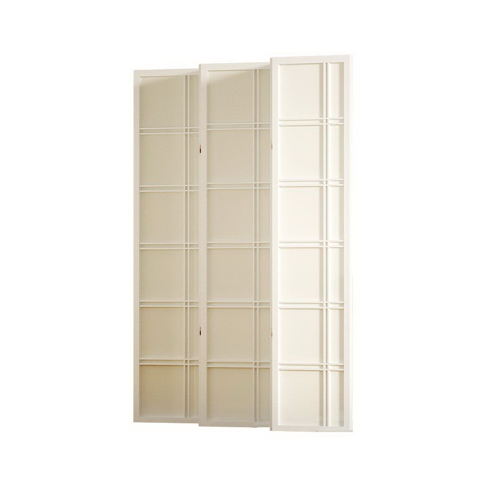 Room Divider Screen Privacy Wood Dividers Stand 6 Panel Nova White