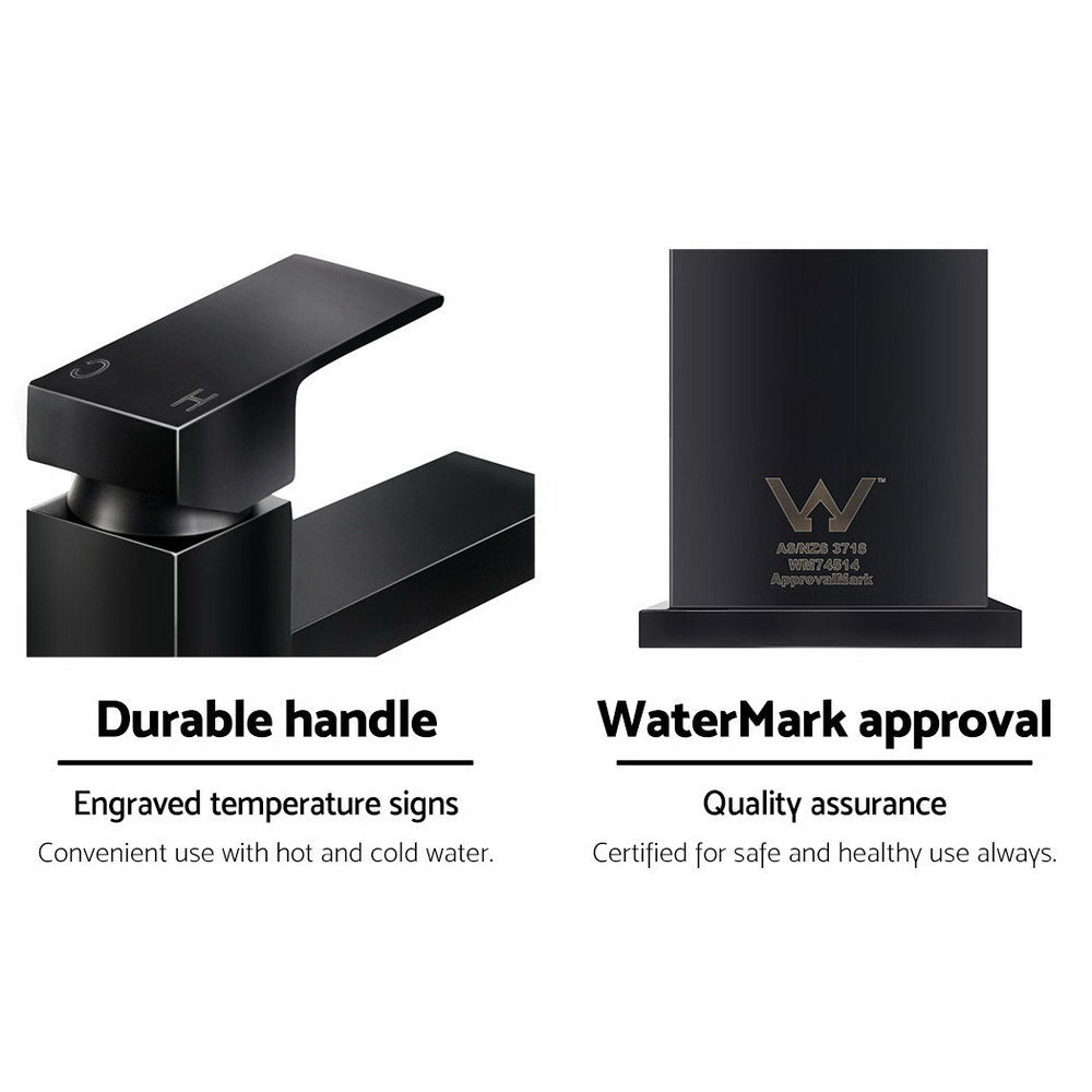 Basin Mixer Tap Faucet Bathroom Vanity Counter Top WELS Standard Brass Black & Shower Fast shipping On sale