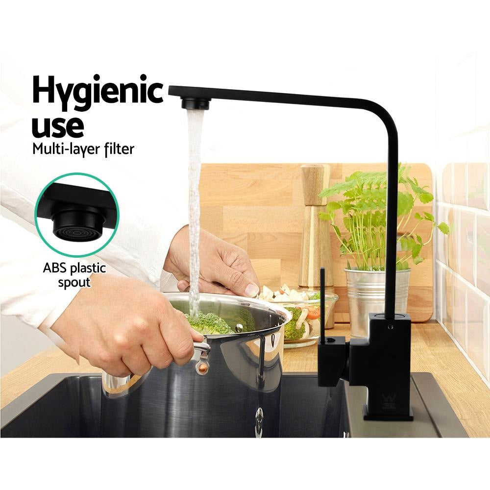 Kitchen Mixer Tap -Black & Shower Fast shipping On sale