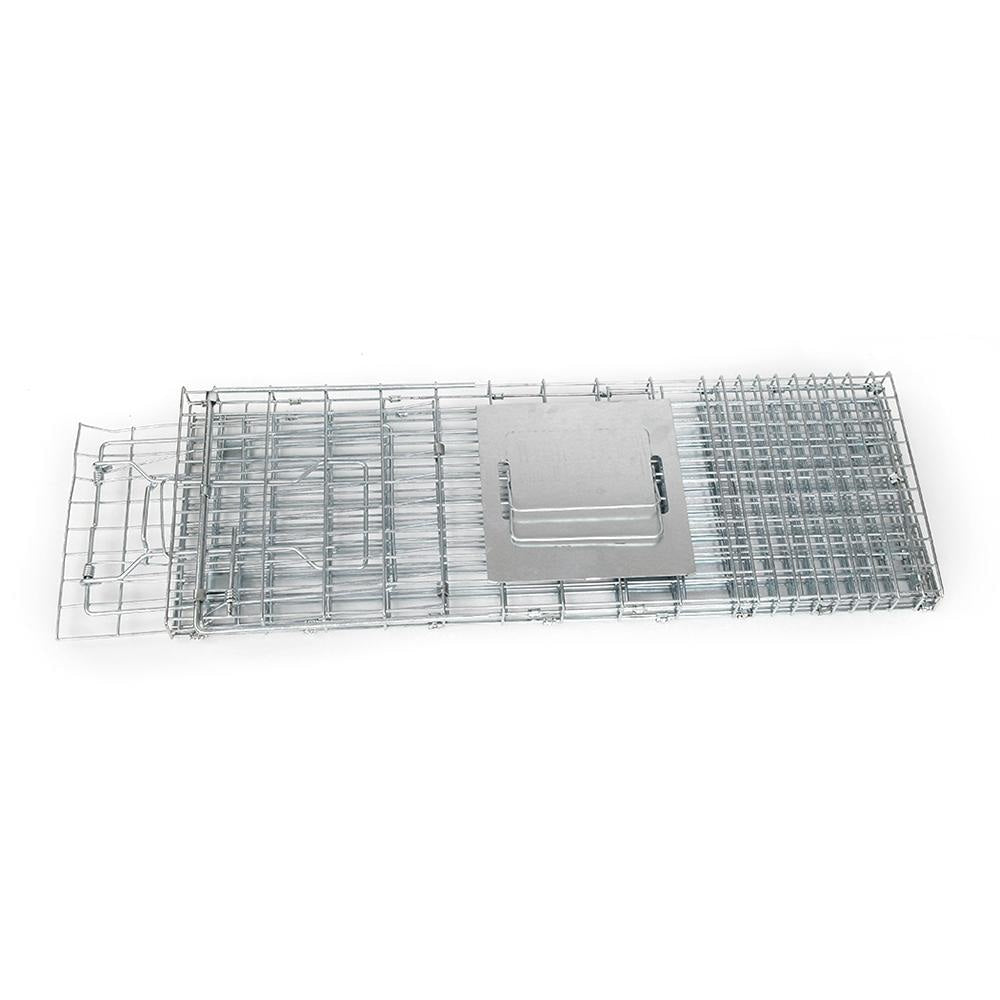 Humane Animal Trap Cage 66 x 23 25cm - Silver Farm Supplies Fast shipping On sale