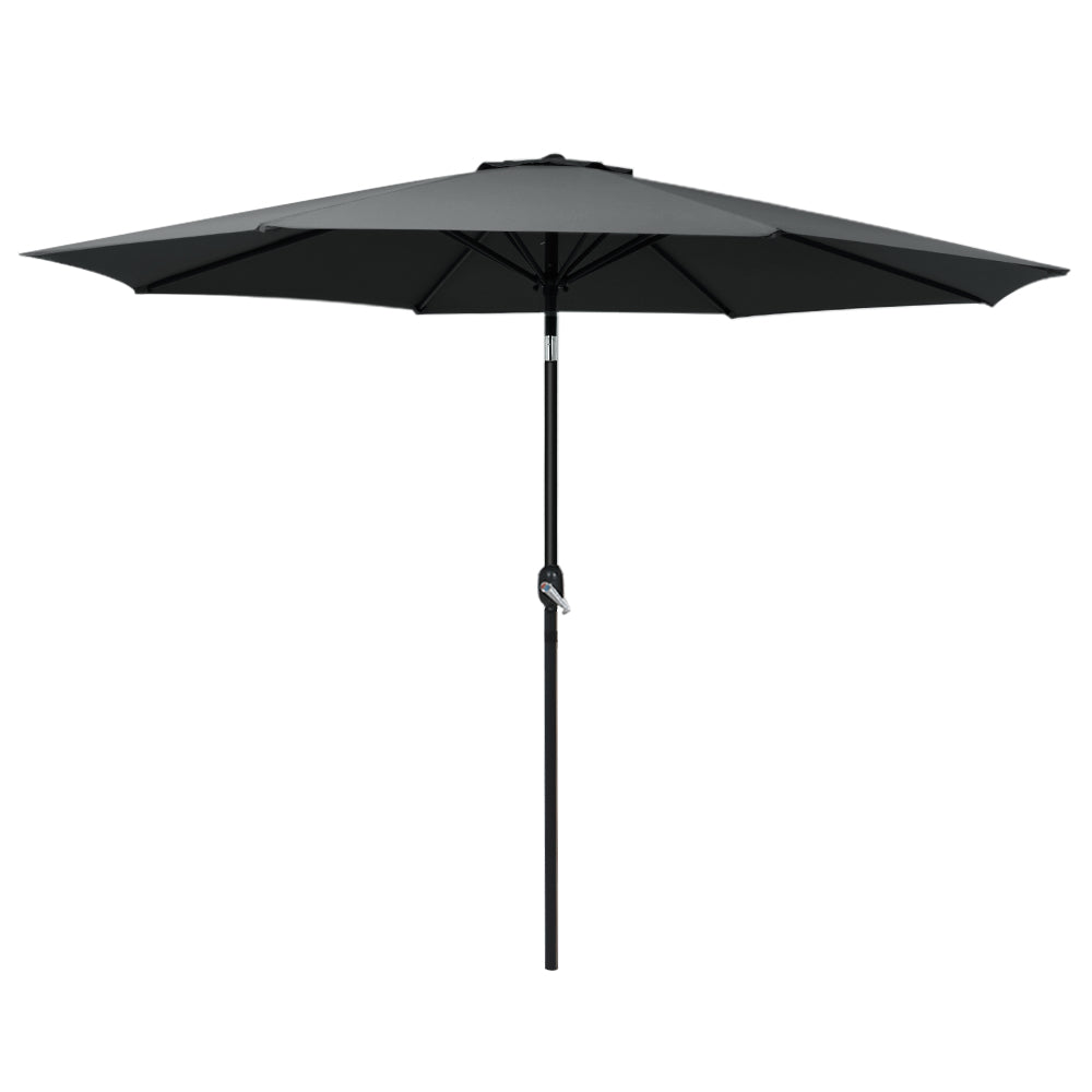 Instahut Outdoor Umbrella 3m Umbrellas Garden Beach Tilt Sun Patio Deck Pole UV Fast shipping On sale