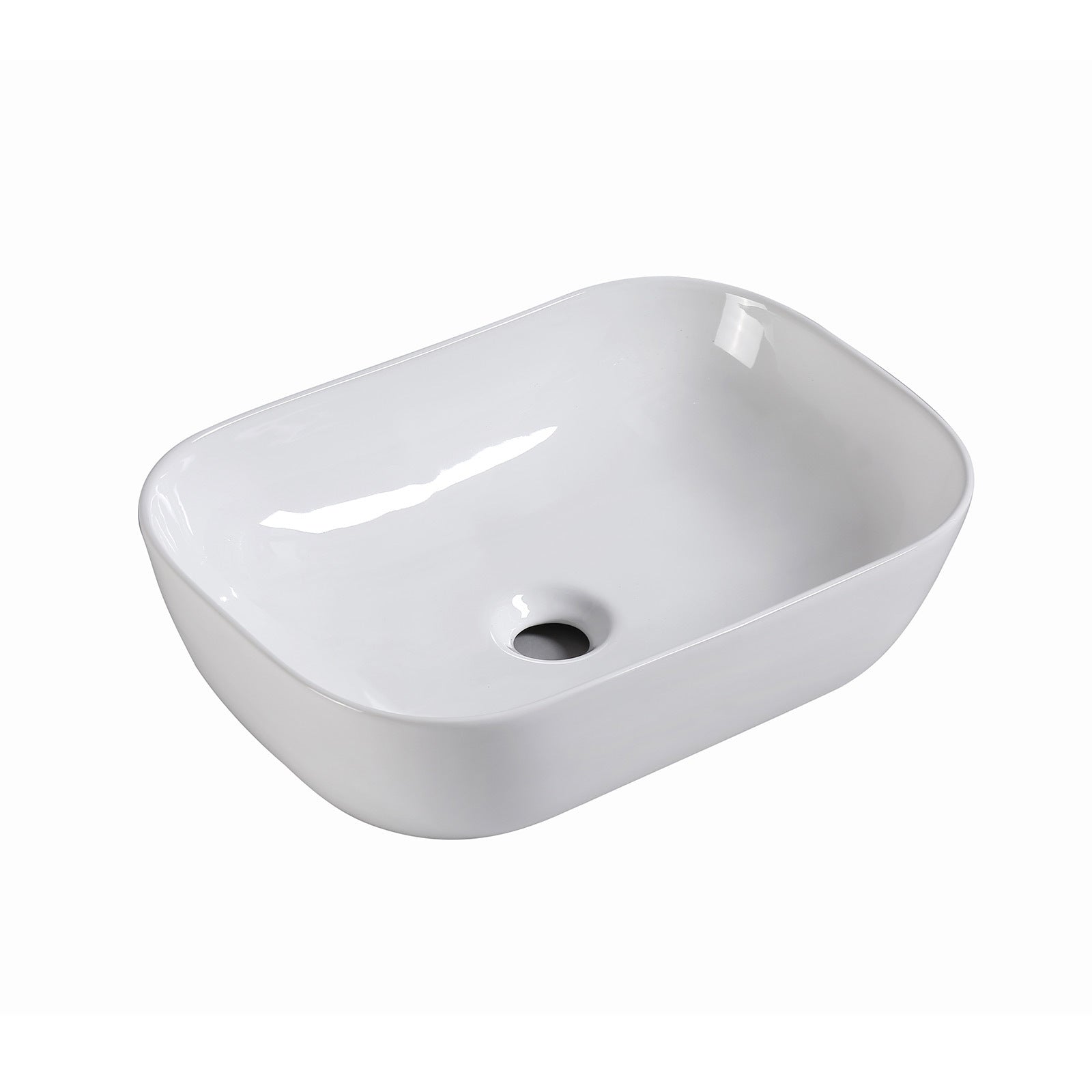 Muriel 46 x 32.5 12.5cm White Ceramic Bathroom Basin Vanity Sink Above Counter Top Mount Bowl Accessories Fast shipping On sale