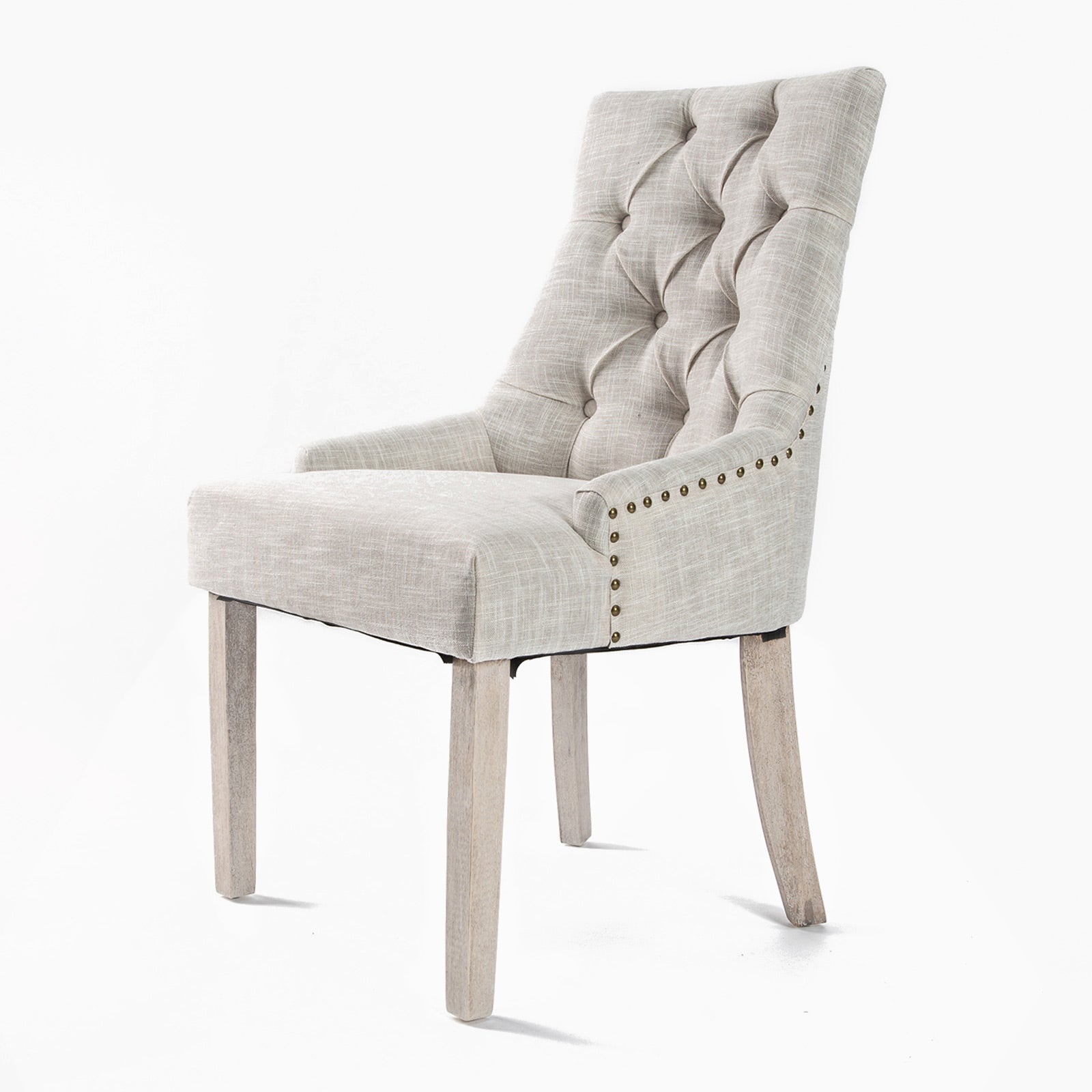 La Bella Cream French Provincial Dining Chair Amour Oak Leg Fast shipping On sale