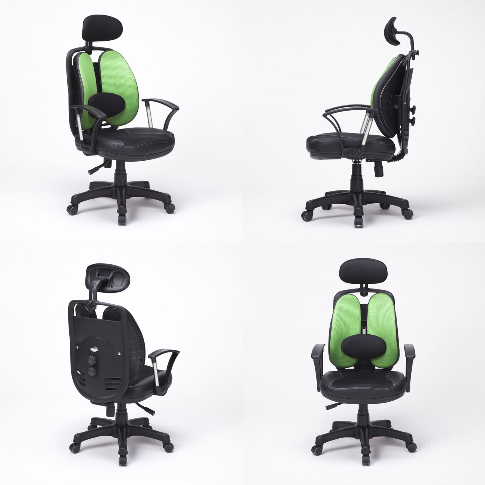 Korean Green Office Chair Ergonomic SUPERB Fast shipping On sale