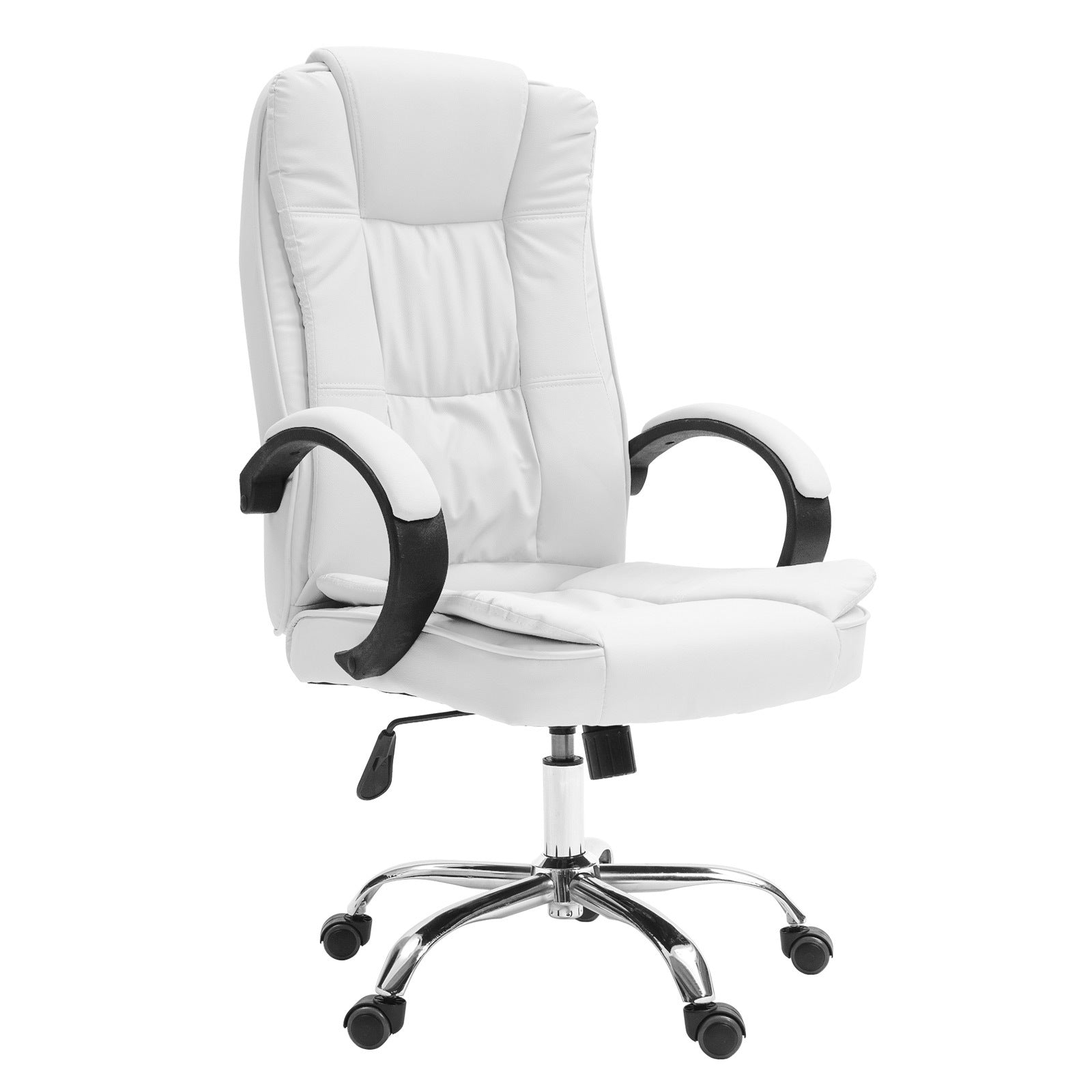 La Bella White Executive Office Chair Sage Dual-Layer Seat Fast shipping On sale