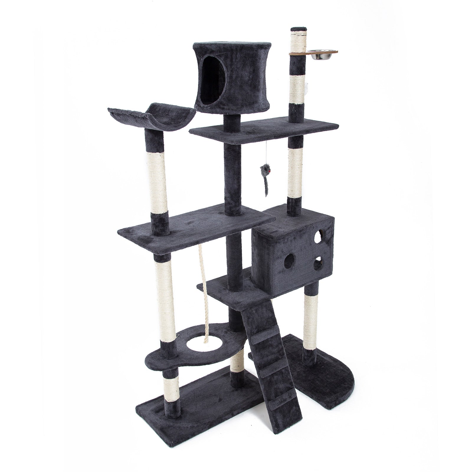 Paw Mate 170cm Grey Cat Tree Danie Multi Level Scratcher Cares Fast shipping On sale