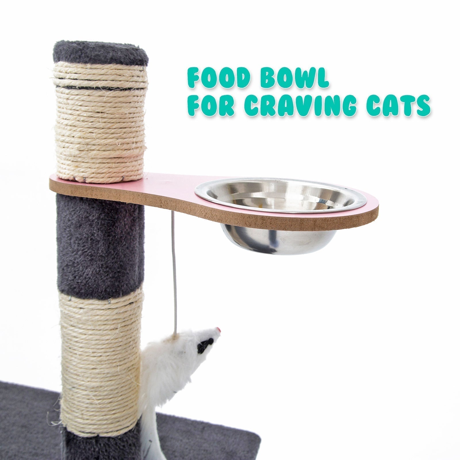 Paw Mate 170cm Grey Cat Tree Danie Multi Level Scratcher Cares Fast shipping On sale