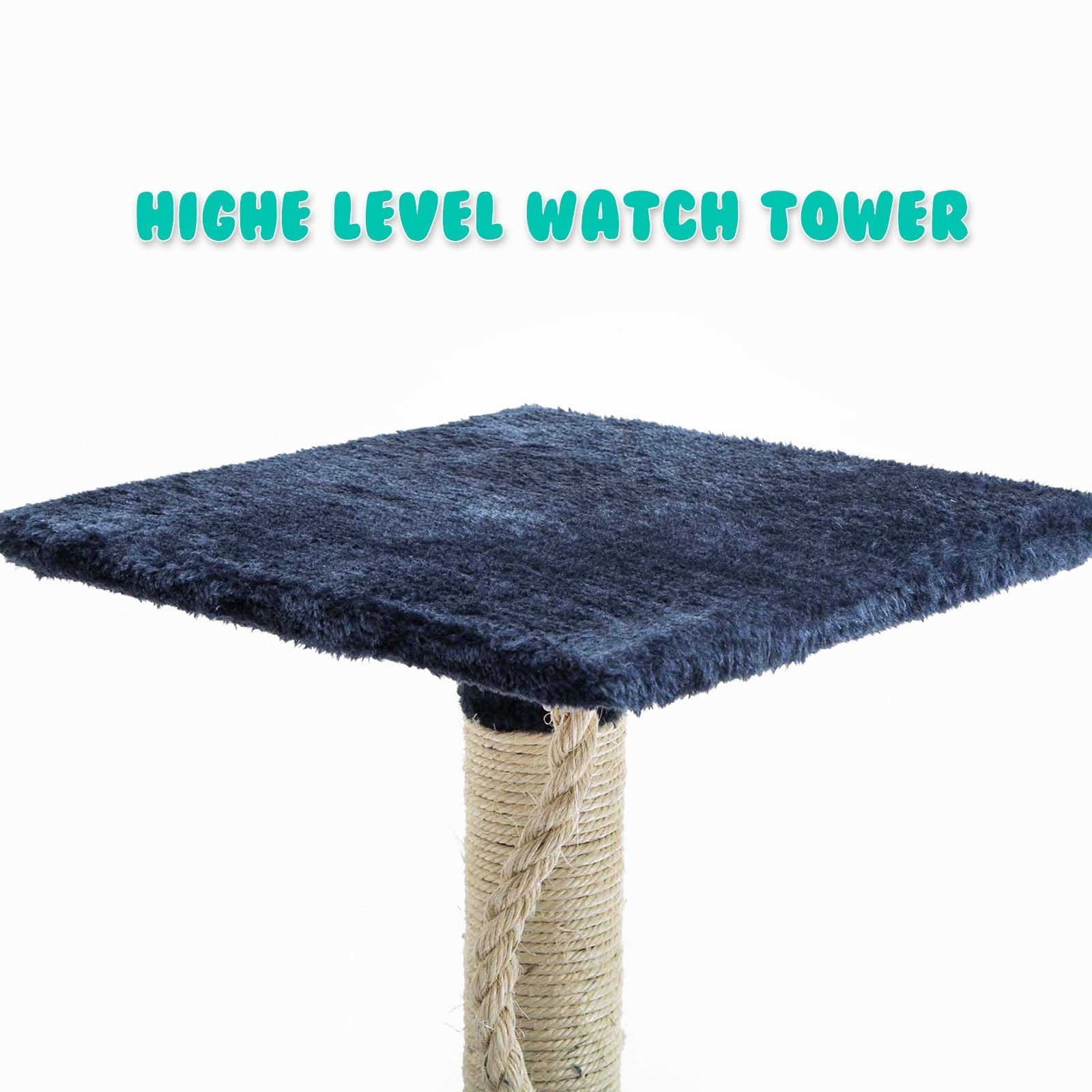 Paw Mate 120cm Blue Cat Tree Bear Multi Level Scratcher Cares Fast shipping On sale