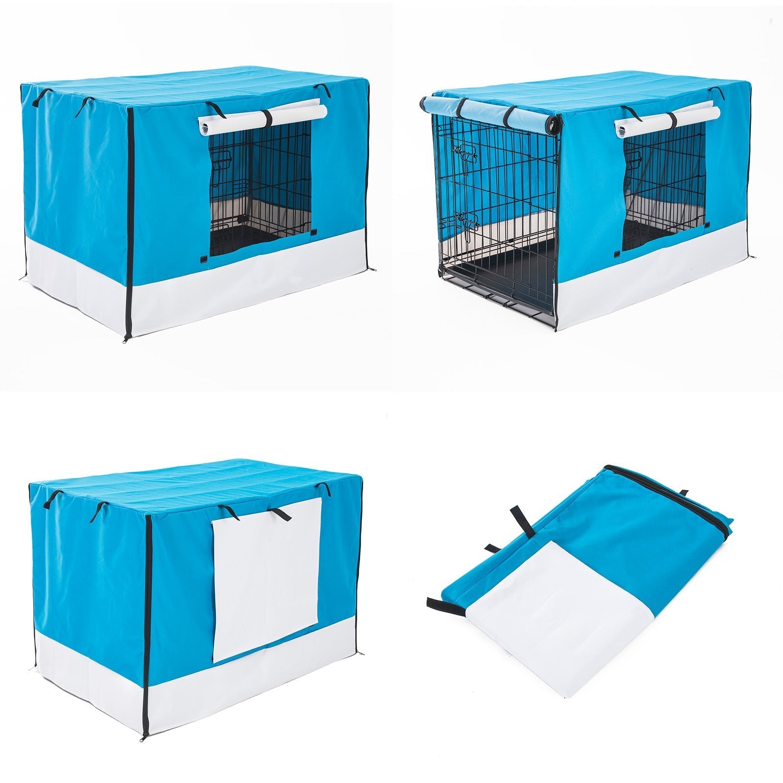 Paw Mate Blue Cage Cover Enclosure for Wire Dog Crate 24in Cares Fast shipping On sale