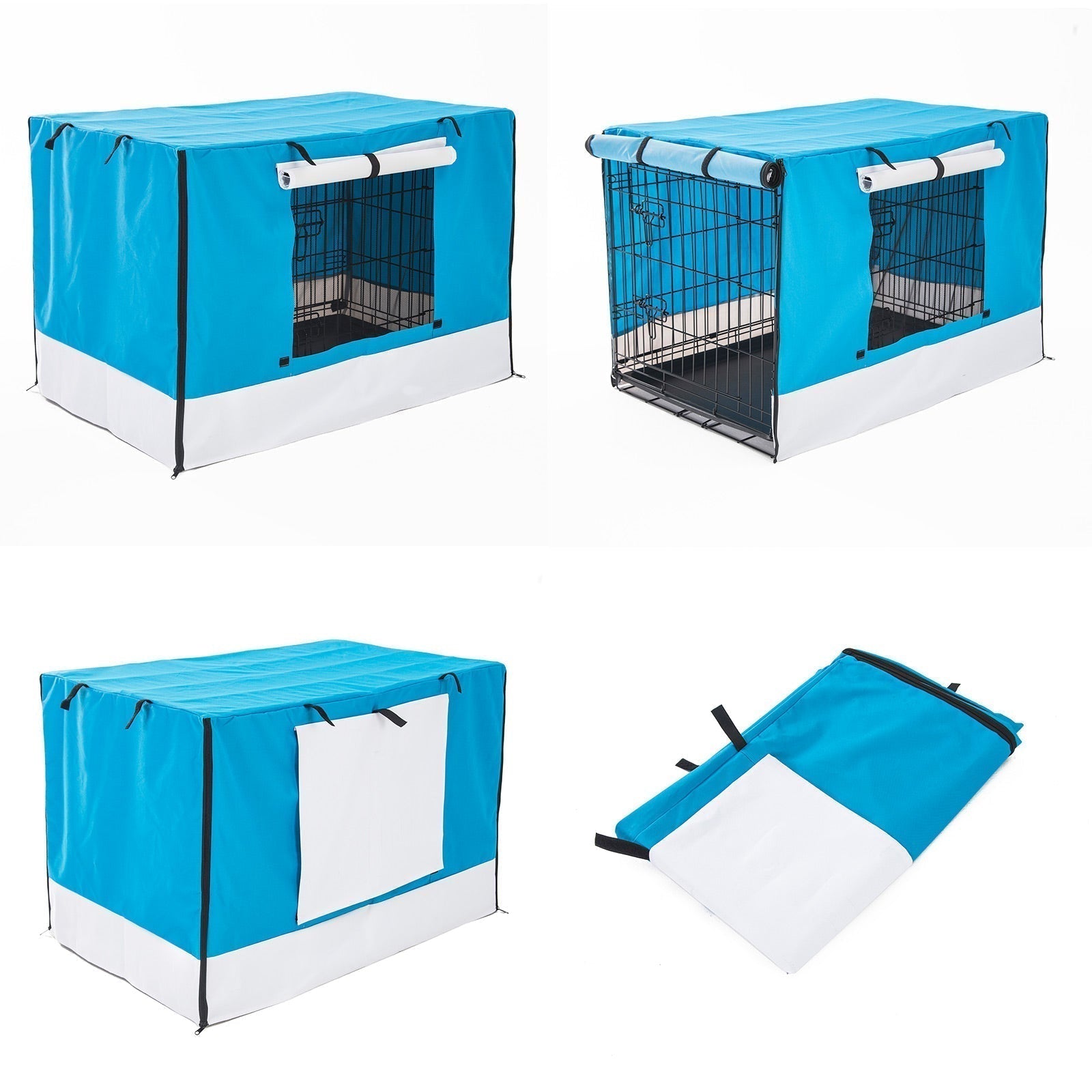 Paw Mate Blue Cage Cover Enclosure for Wire Dog Crate 30in Cares Fast shipping On sale