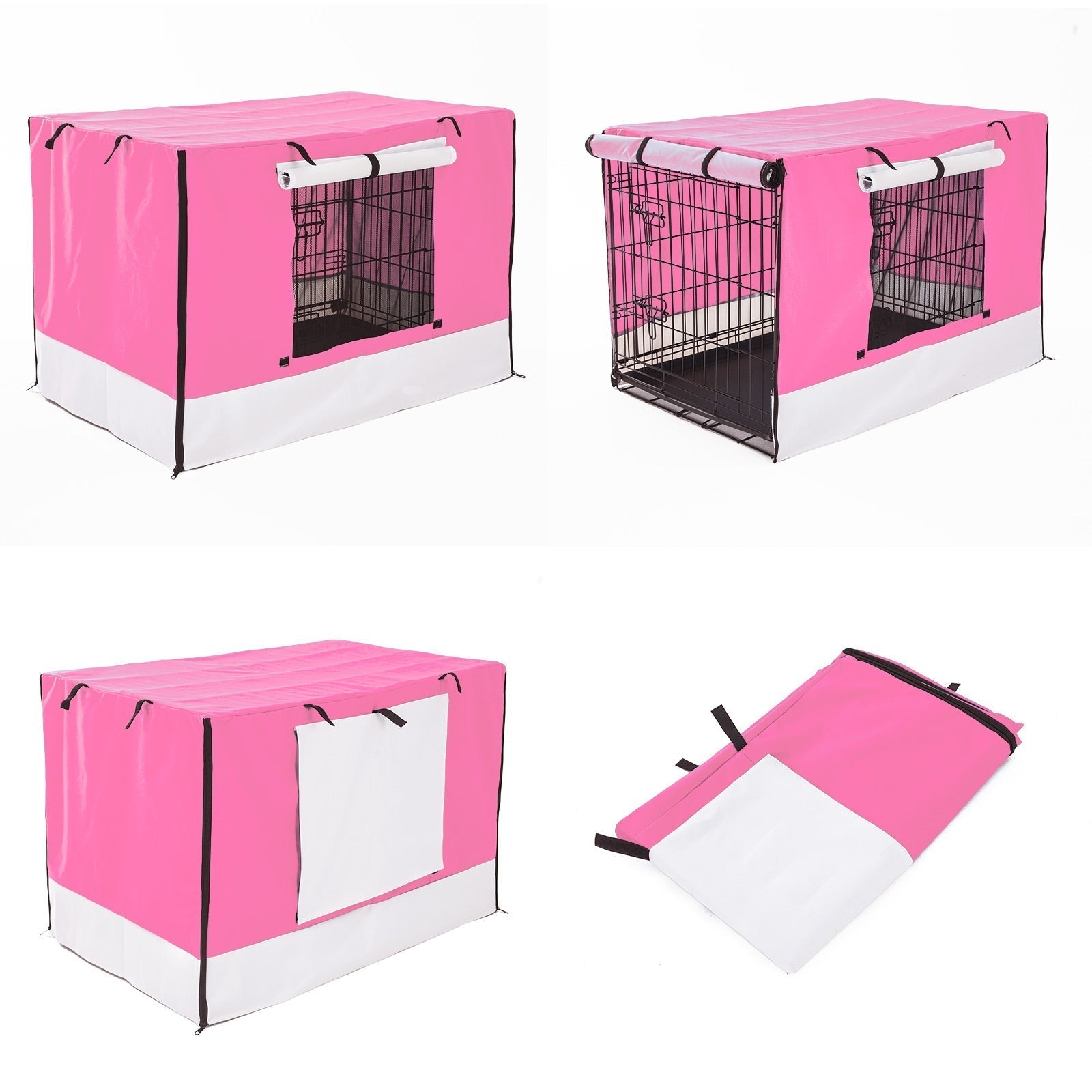 Paw Mate Pink Cage Cover Enclosure for Wire Dog Crate 36in Cares Fast shipping On sale