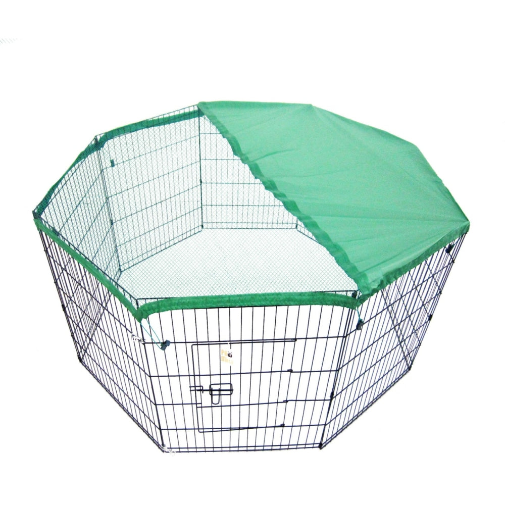 Paw Mate Pet Playpen 8 Panel 30in Foldable Dog Cage + Cover Cares Fast shipping On sale