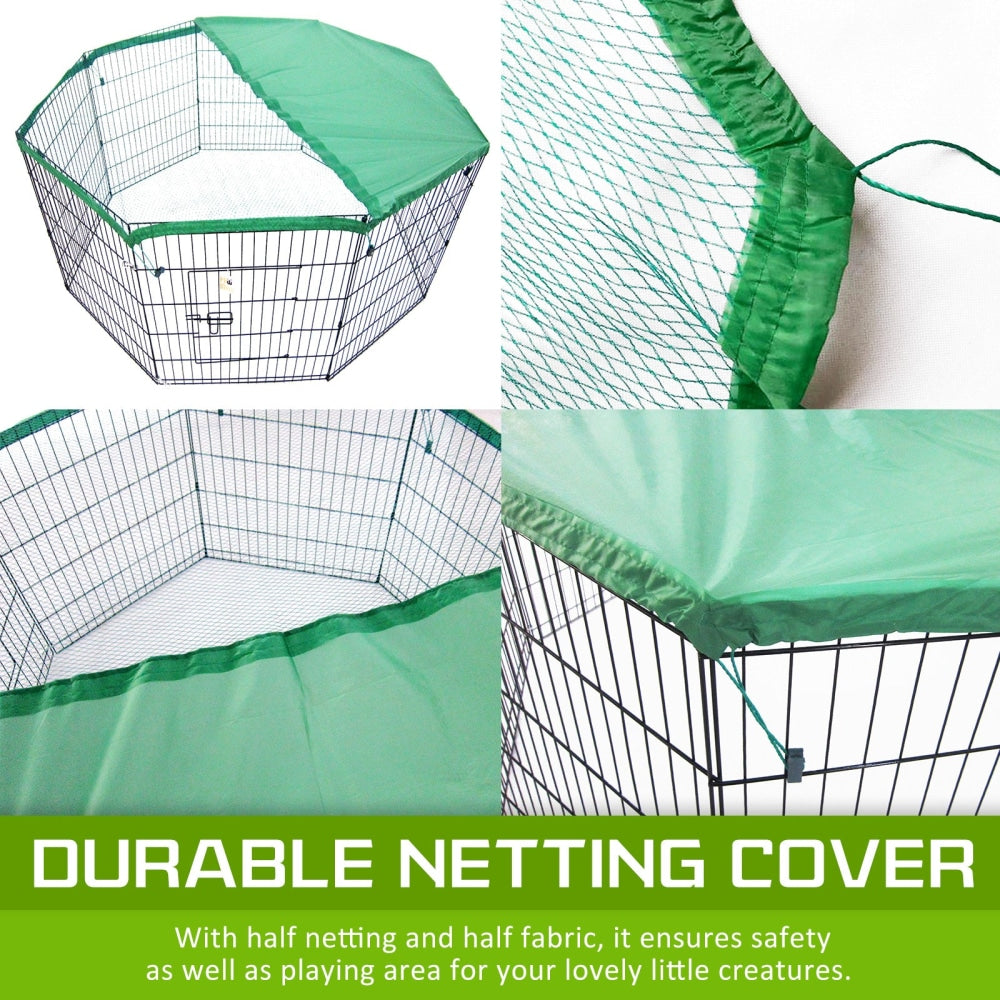 Paw Mate Pet Playpen 8 Panel 30in Foldable Dog Cage + Cover Cares Fast shipping On sale