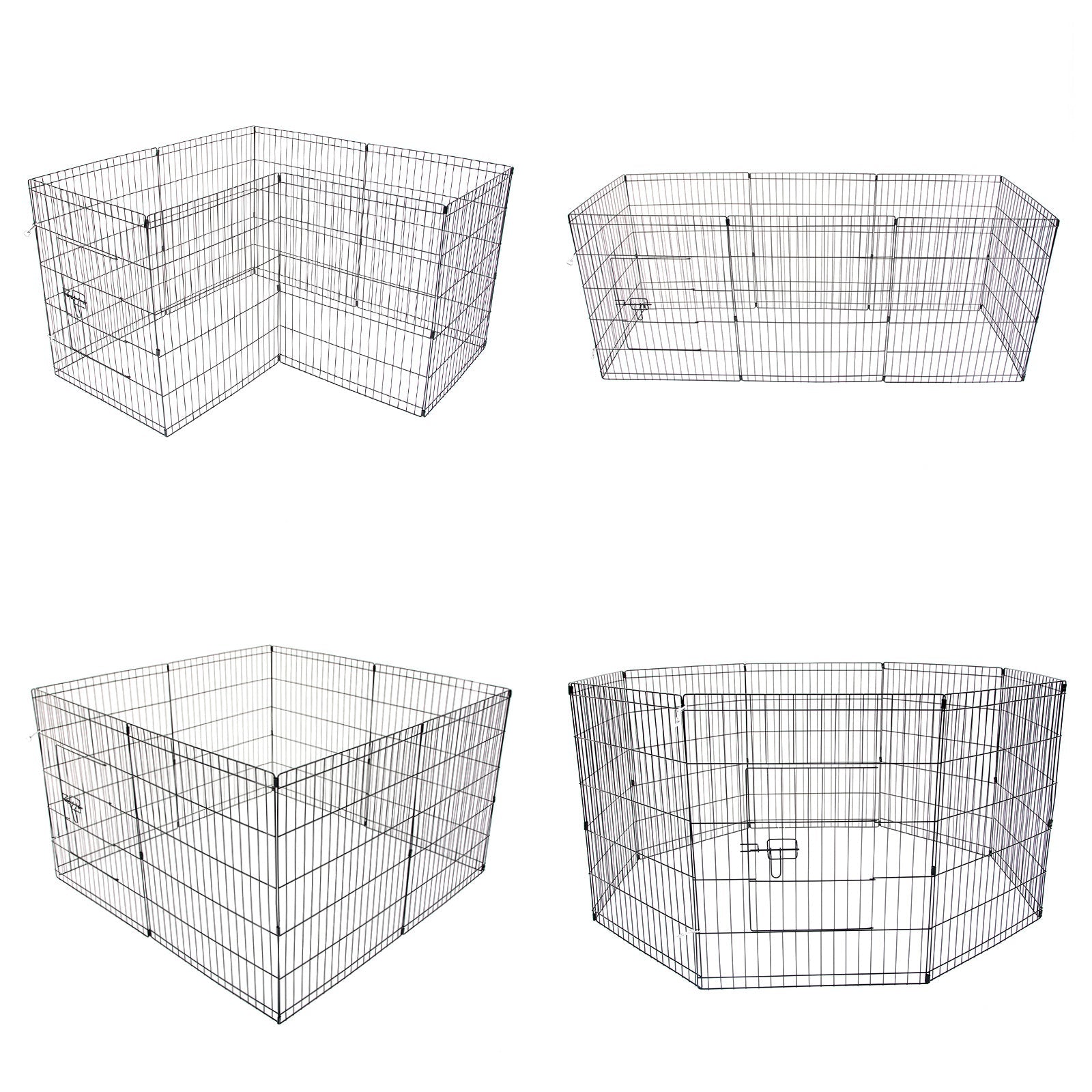 Paw Mate Pet Playpen 8 Panel 36in Foldable Dog Cage + Cover Cares Fast shipping On sale