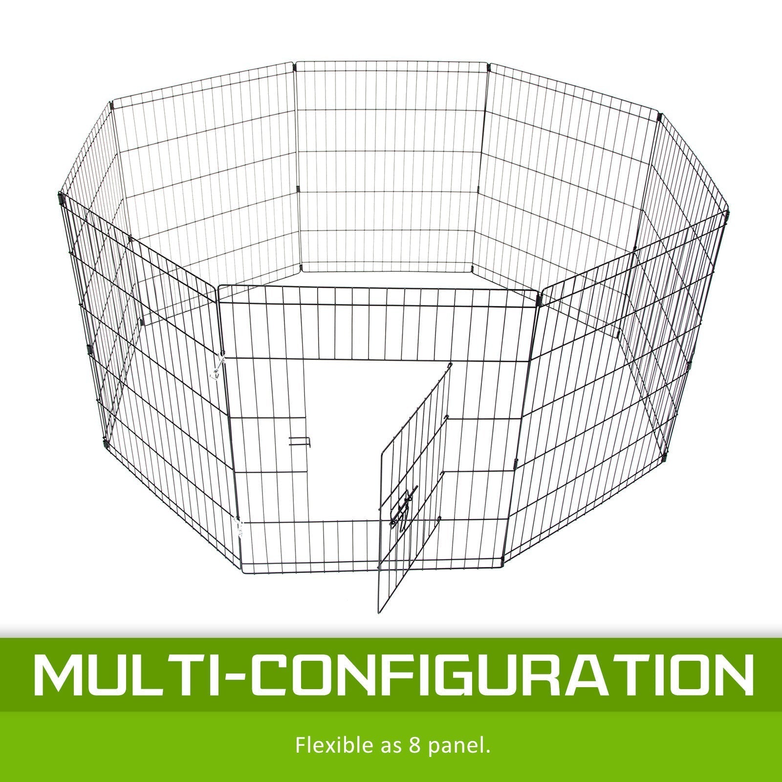 Paw Mate Pet Playpen 8 Panel 36in Foldable Dog Cage + Cover Cares Fast shipping On sale