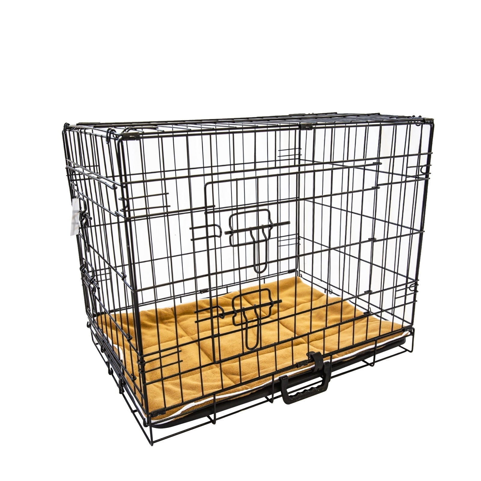 Paw Mate Wire Dog Cage Foldable Crate Kennel 30in with Tray + Cushion Mat Combo Cares Fast shipping On sale