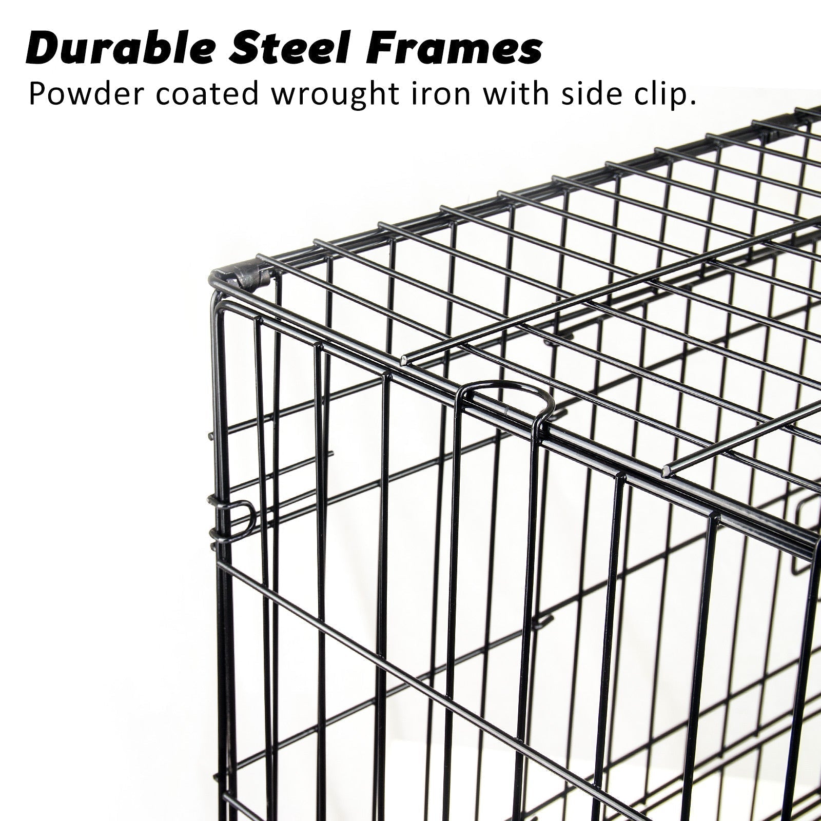 Paw Mate Wire Dog Cage Foldable Crate Kennel 30in with Tray + Cushion Mat Combo Cares Fast shipping On sale