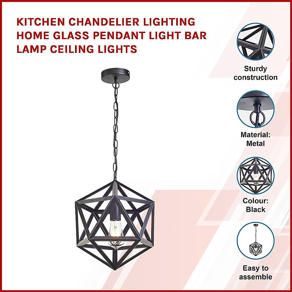 Kitchen Chandelier Lighting Home Glass Pendant Light Bar Lamp Ceiling Lights Fast shipping On sale