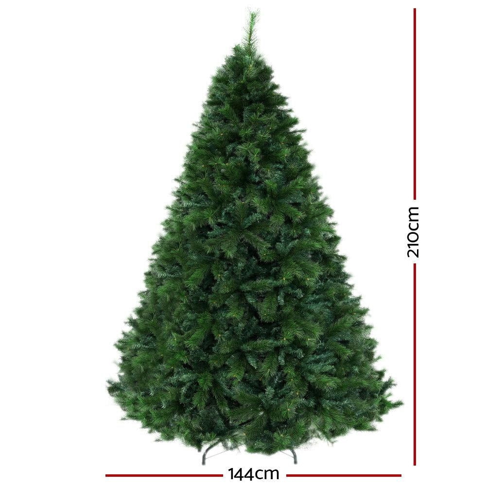 Christmas Tree 2.1M 6FT Xmas Decoration Green Home Decor 1584 Tips