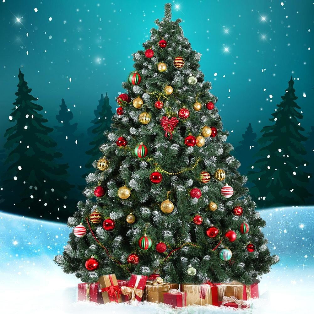7FT Christmas Snow Tree Fast shipping On sale