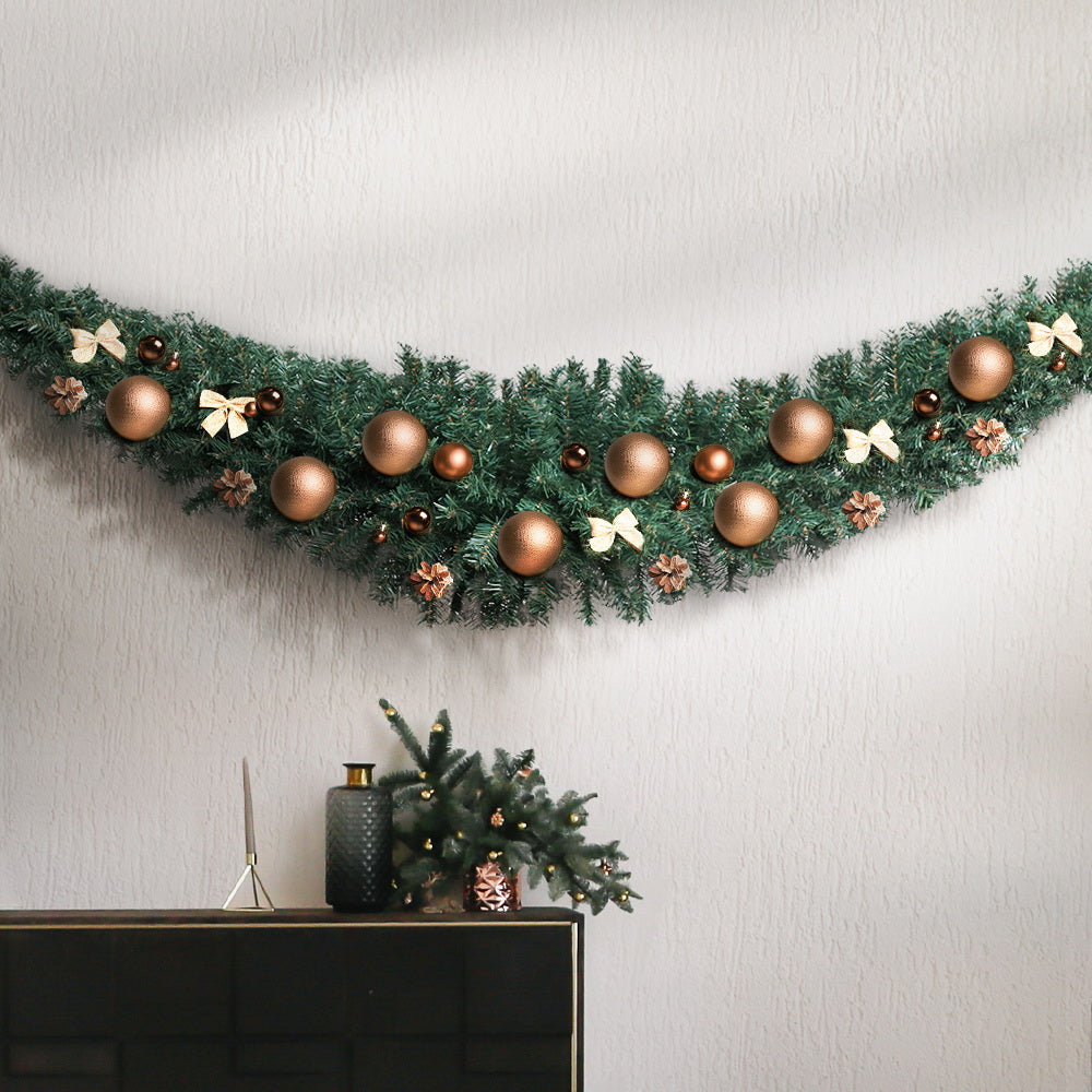 Christmas Garland 2.1M Xmas Wreath Decoration Home Decor