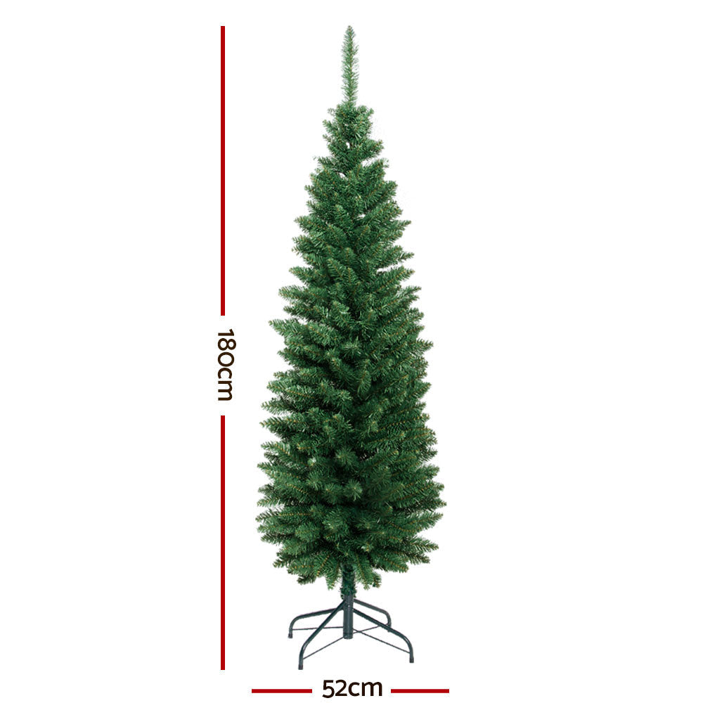 6FT Slim Christmas Tree Fast shipping On sale