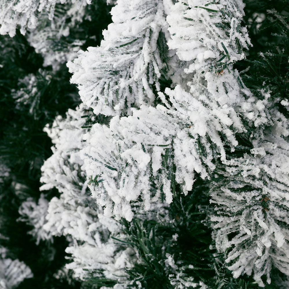 Snowy Christmas Tree 2.1M 7FT Xmas Decorations 859 Tips