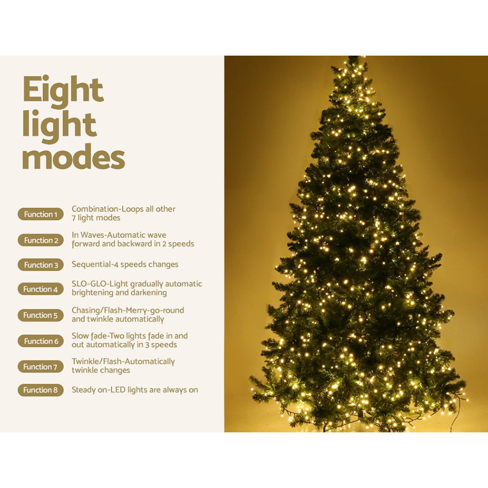 Christmas Tree 2.1M 7FT 1134 LED Light Xmas Decorations Warm White