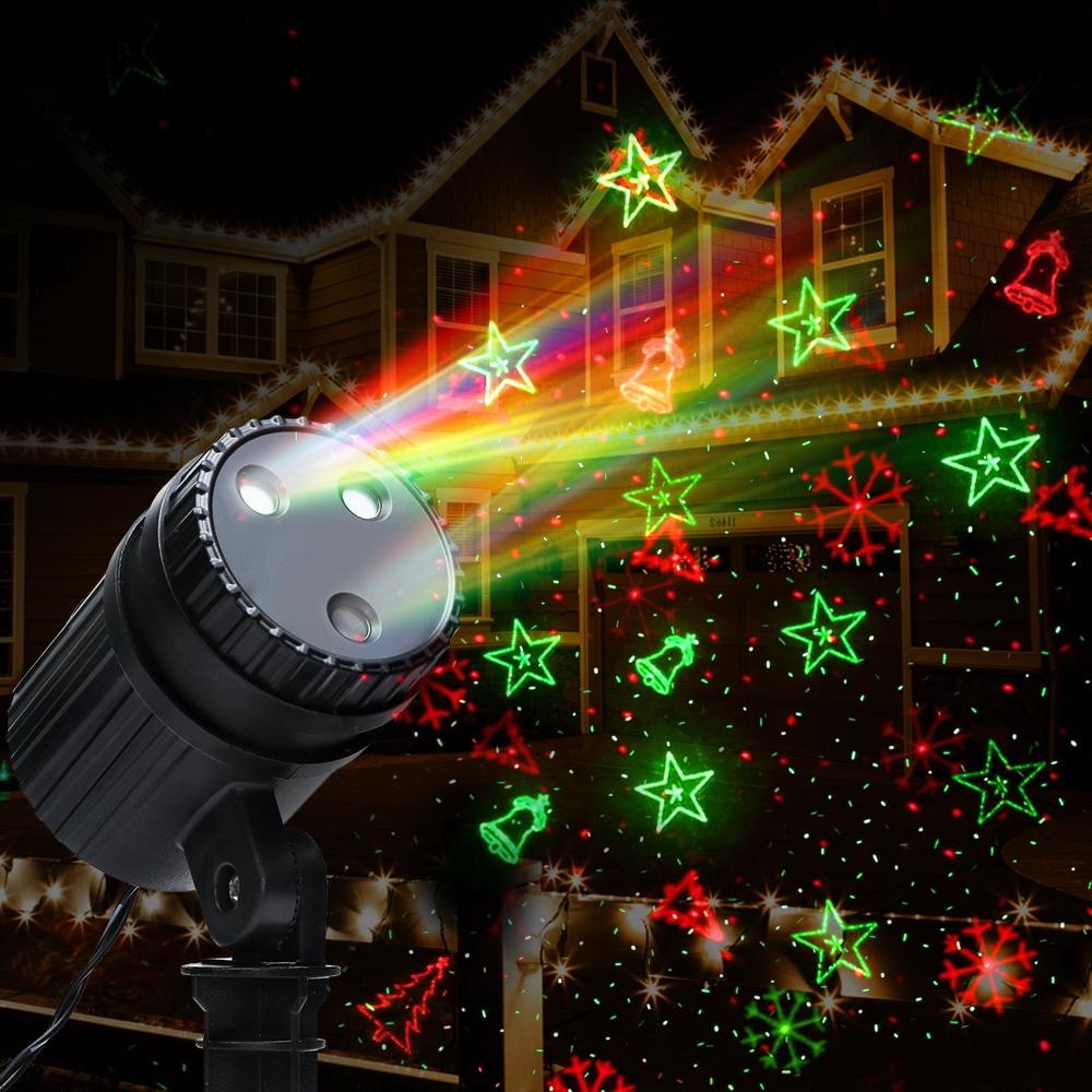 Moving LED Lights Laser Projector Landscape Lamp Christmas Decor
