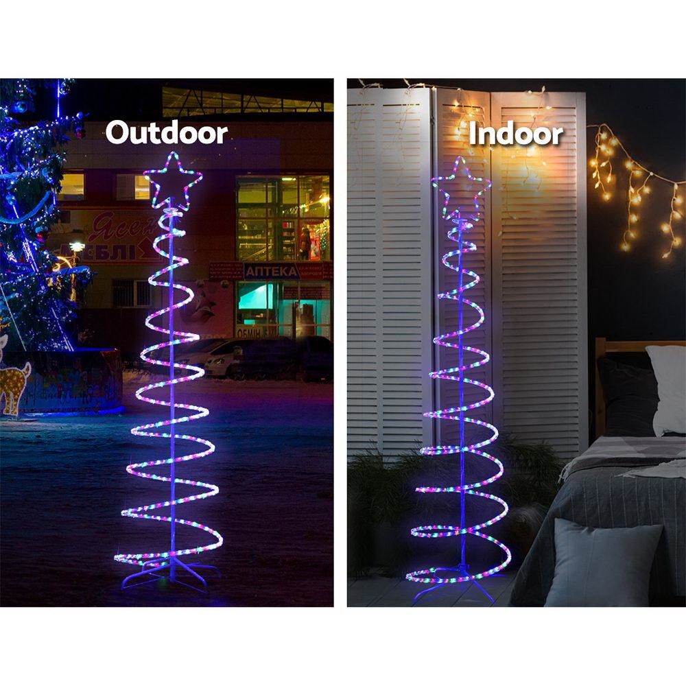 Christmas LED Motif Light 1.88M Tree Waterproof Colourful