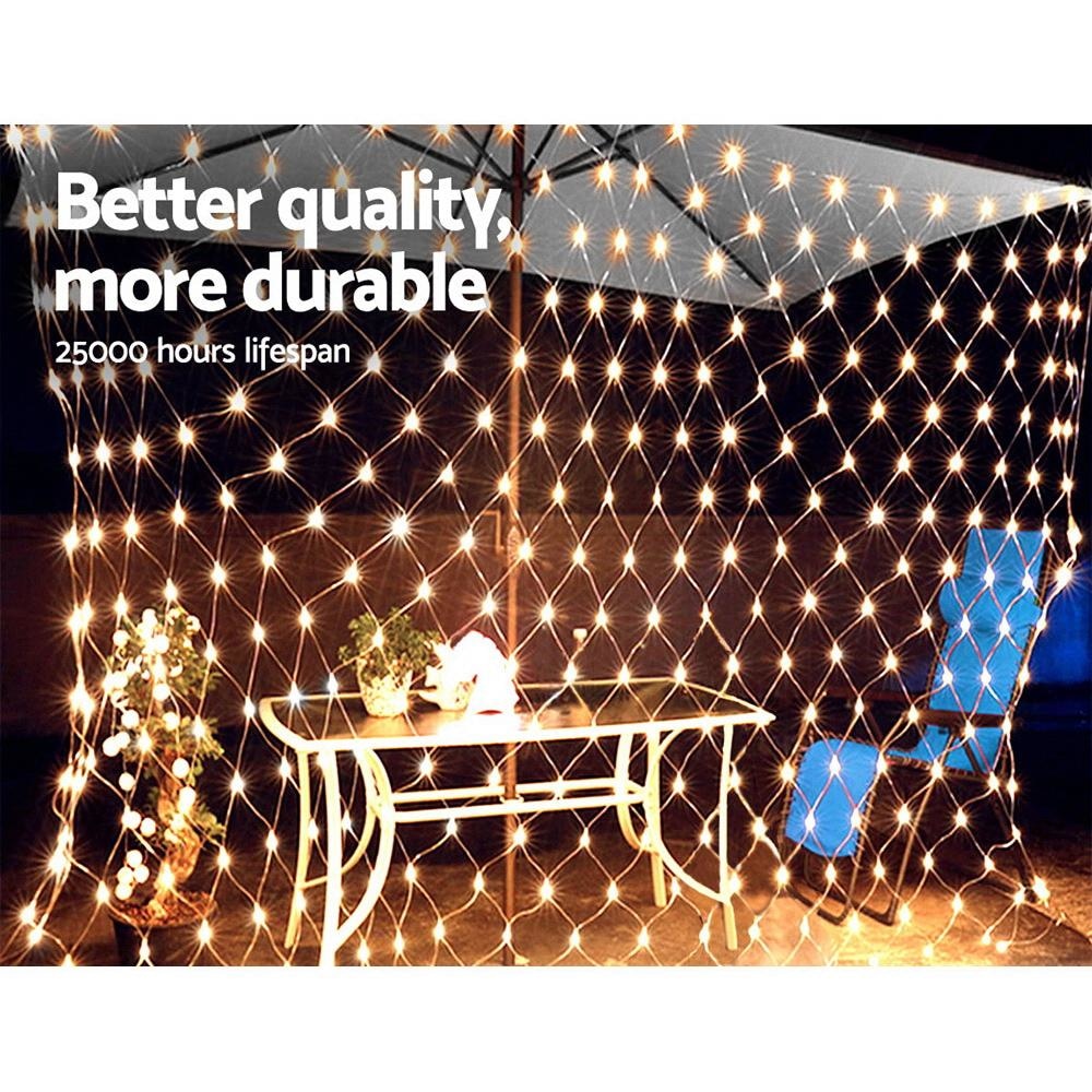 4mx6m Christmas Net Mesh Lights 1000LED String Fairy Party Wedding Fast shipping On sale