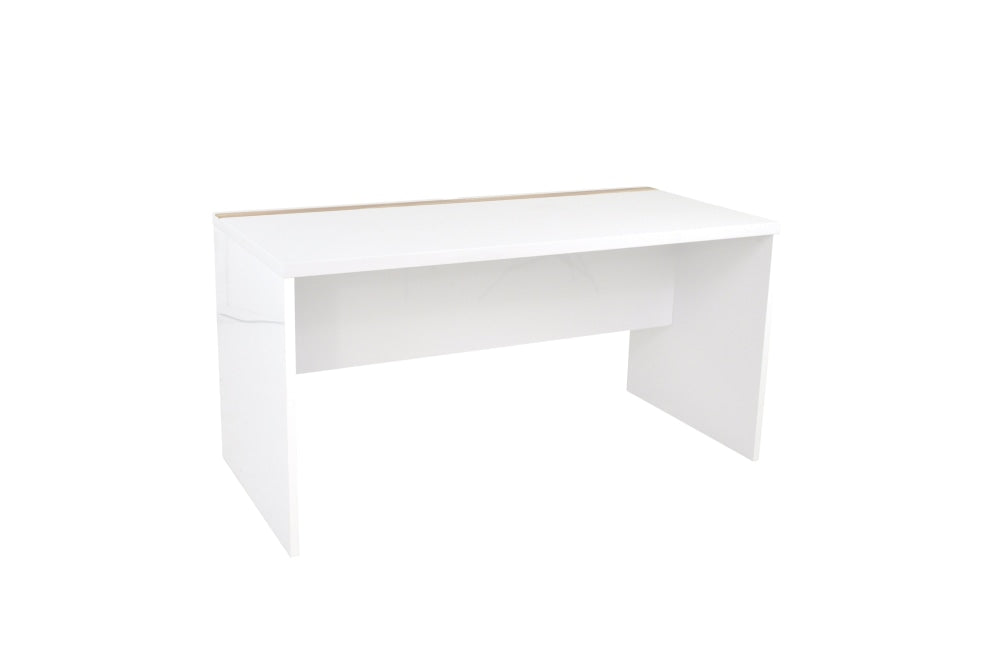 Abbey Large Office Desk - White Fast shipping On sale