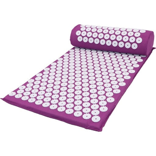 Acupressure Mat & Pillow Bag Massage Fitness (Purple) Sports Fast shipping On sale