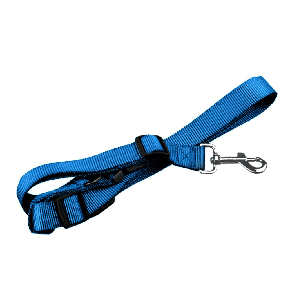 Adjustable Dog Hands Free Leash Waist Belt Buddy Jogging Walking Running Blue Cares Fast shipping On sale