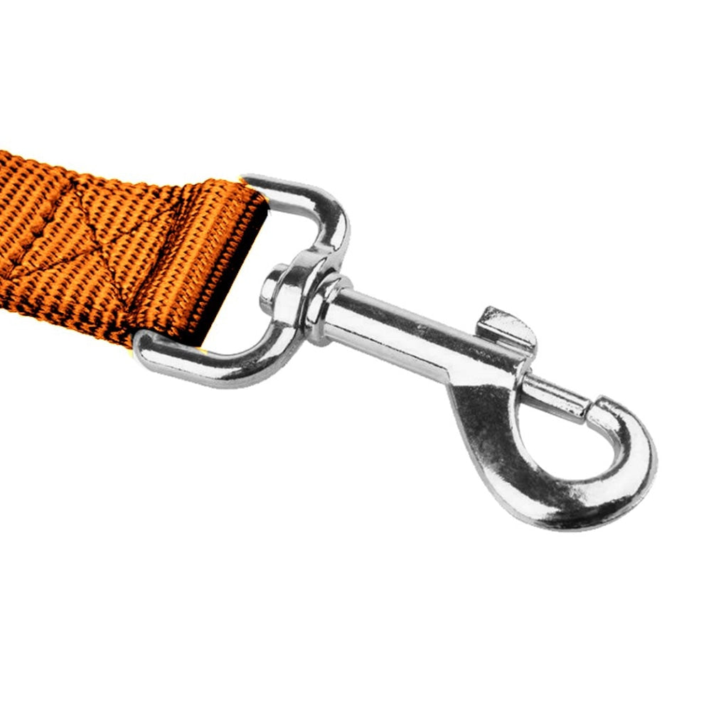 Adjustable Dog Hands Free Leash Waist Belt Buddy Jogging Walking Running Orange Supplies Fast shipping On sale